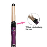 Professional Auto Rotation Electric Hair Curling Iron LCD