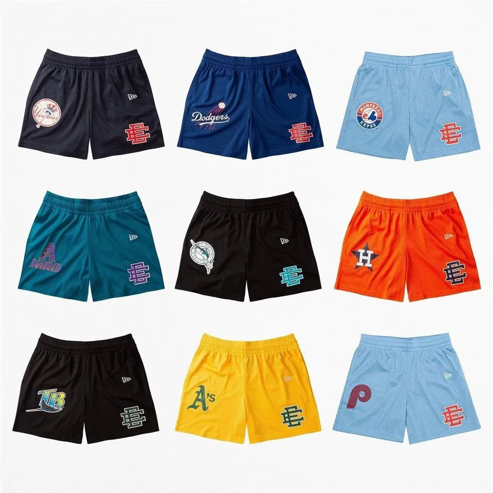EE Men Fitness Bodybuilding Shorts Man Summer Gyms