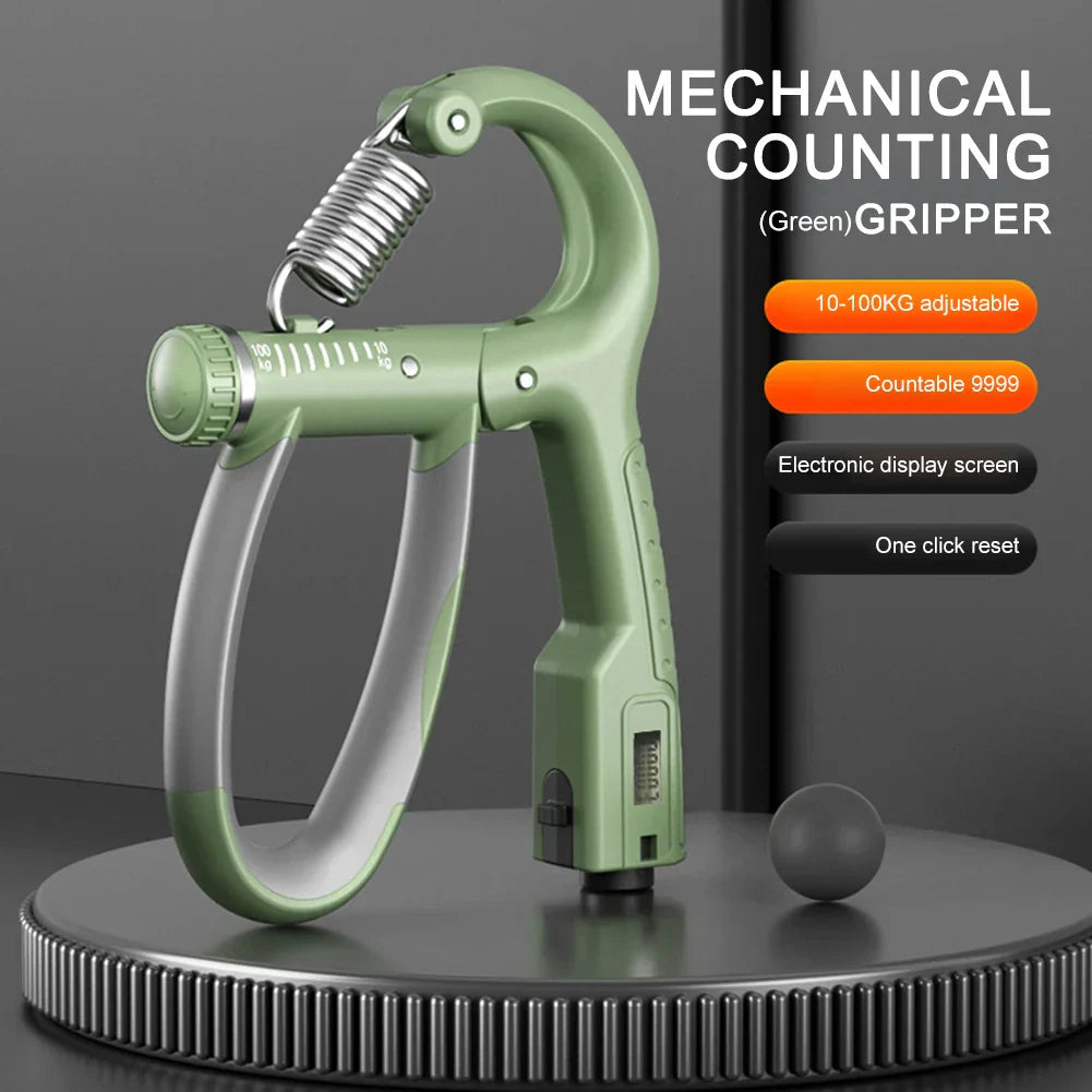 100KG Hand Grip Strengthener Adjustable with Counter Hand