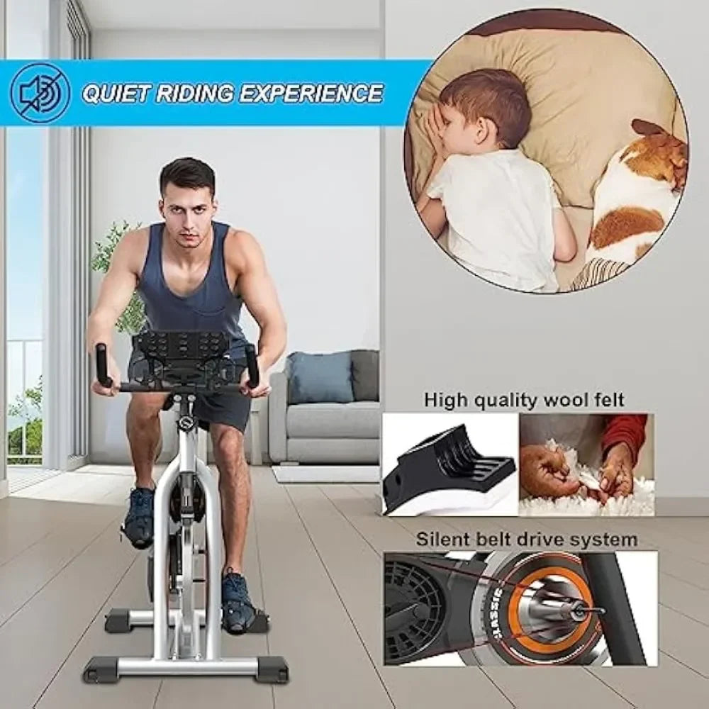 GOFLYSHINE Exercise Bikes Stationary,Exercise Bike Home Indoor Cycling