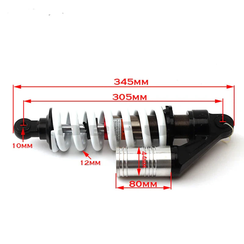 260305mm rear shock absorber damping adjustable suitable