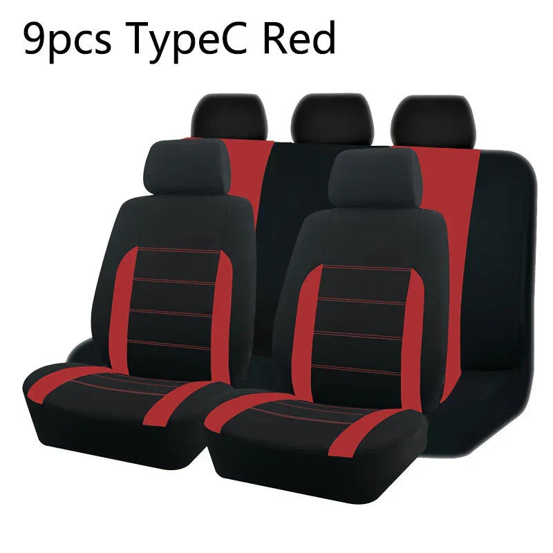 AUTO PLUS Sports Universal Polyester Car Seat Cover