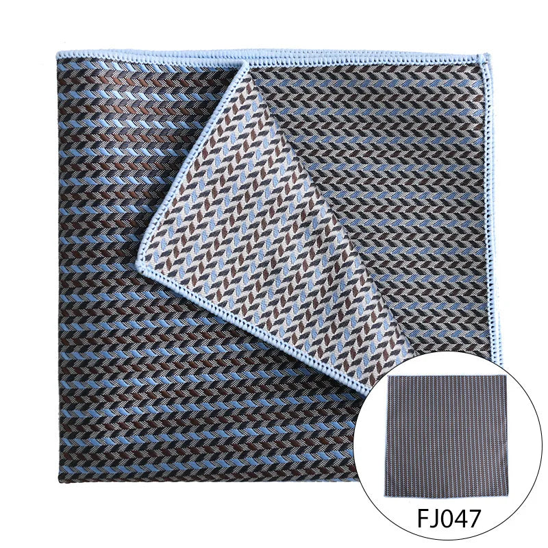 Men Pocket Square Light Coffee Beige Handkerchief Men