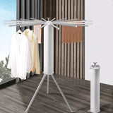 Umbrella Folding Clothes Drying Rack,Mini Telescopic Stand Coat