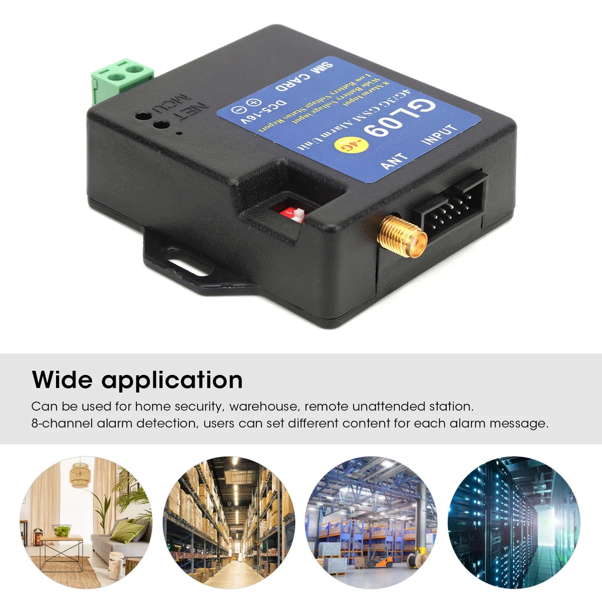 4G/3G/GSM Alarm Module Power Failure Alert Module 8-Channel