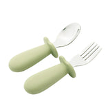 Solid Color Baby Gadget Tableware Set Children Utensil