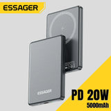 Essager Thin Wireless Power Bank 5000mAh Fast Charge