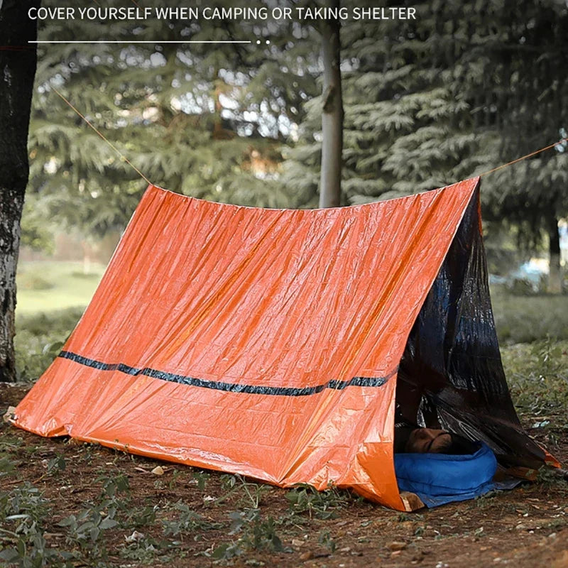 Outdoor Survival Tent 2 Person Emergency Shelter Tube