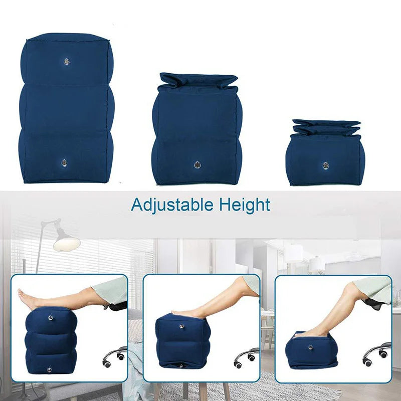 PVC Kids Flight Sleeping Footrest Pillow Resting Pillow