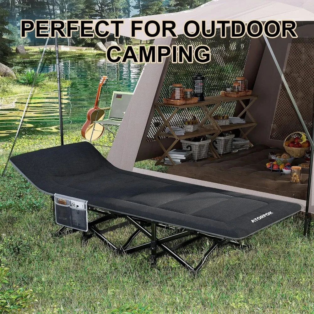 Camping Cot for Adults Most Comfortable with Pad