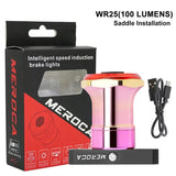 MEROCA Waterproof Bicycle Smart Sensor Brake Taillights WR15