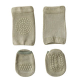 Summer Baby Knee Pads Socks Set Solid Color