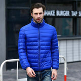 FGKKS Autumn Lightweight Thin Duck Down Jacket Men