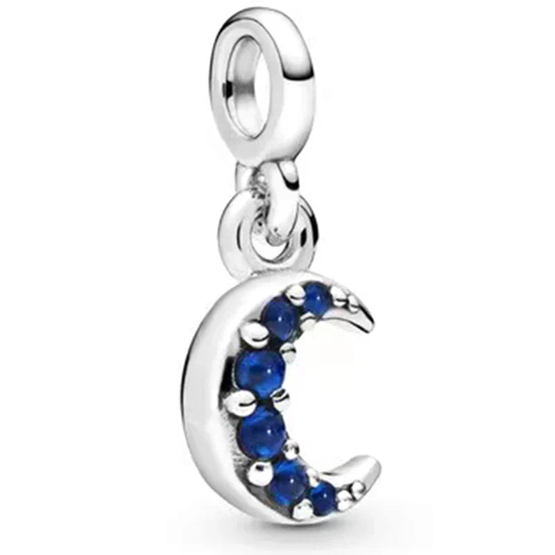 10Pcs/lot Hot Sale Star Moon Astronaut Charms Beads