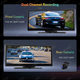 10.26" Dash Cam Rearview Camera Wifi Carplay &