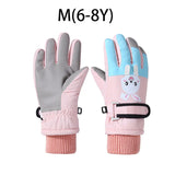 Cartoon Kids Gloves Thickened Warm Winter Ski FiveFinger
