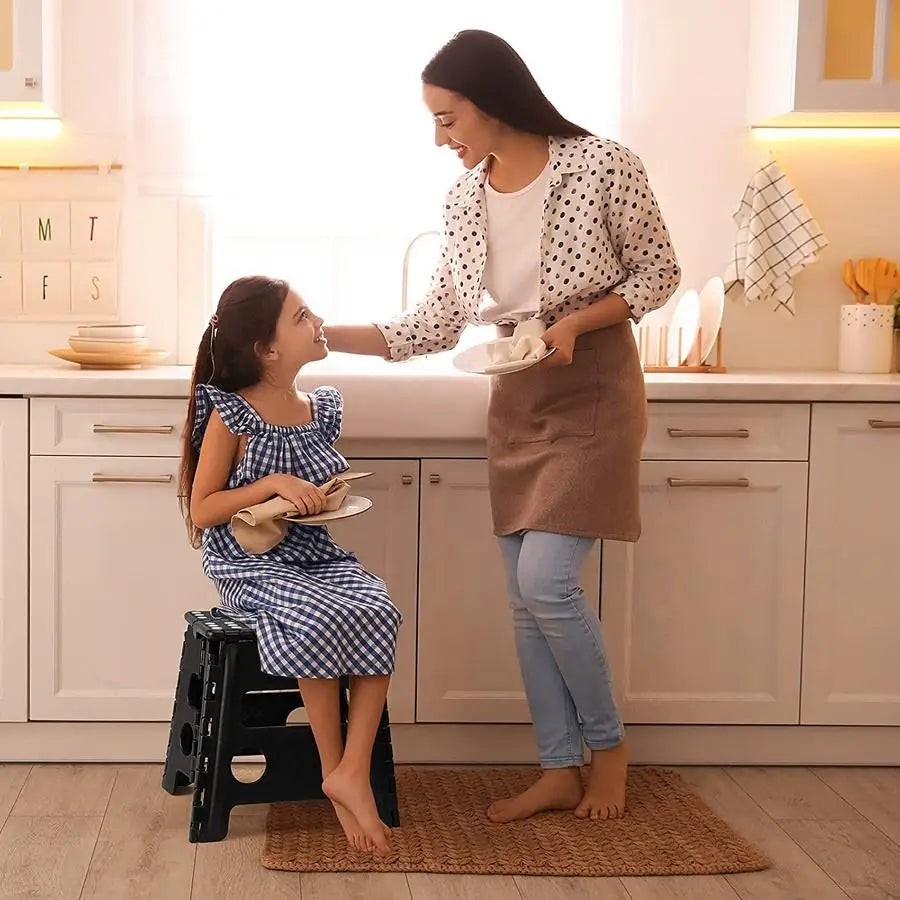 Folding Stool Thickened Plastic Folding Stool Lightweight handheld