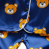 Toddler Silk Satin Pajamas Pyjamas Set Baby Sleepwear
