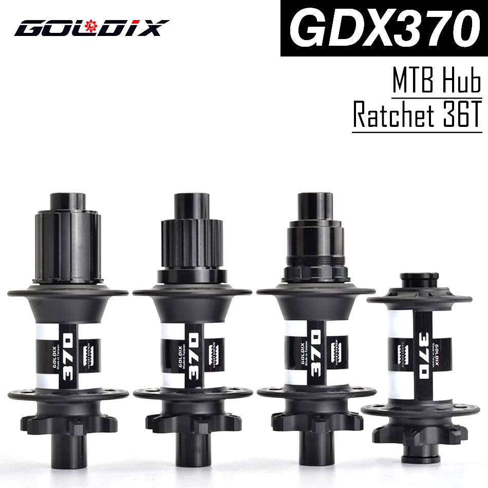 GOLDIX GDX370 Bicycle Hub Sealed Bearing 6-bolt Disc