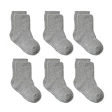 6 Pairs/Lot Fashion Children Socks Grip Crew Socks