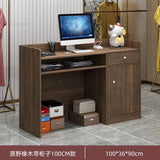 Modern wood Reception Desks Simple Supermarket Cashier Hotel