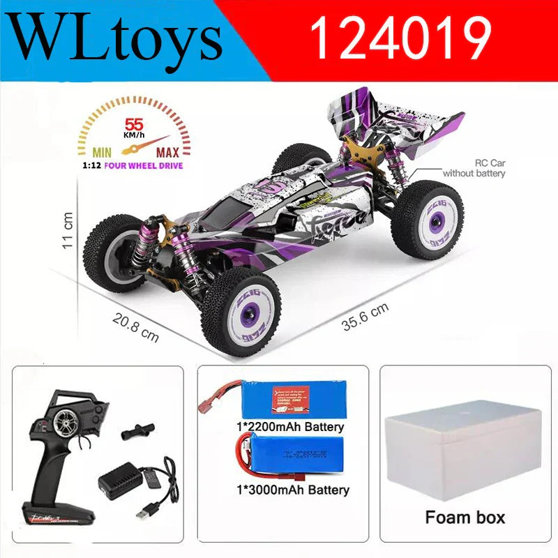 Wltoys New 124017-V8 1/12 2.4G Racing RC Cars