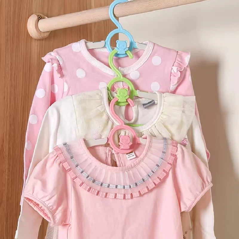 Telescopic Baby Hangers Clothes Organizer Closet Non-slip Kids