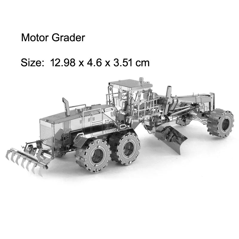 3D Metal Puzzles DIY Assembly Model Engineering Vehicle