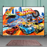 Hot Wheels Birthday Decoration Racing Car Disposable Tableware