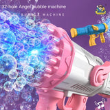 32hole Bubble Gun Rocket Automatic Soap Bubble Machine