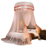 Breathable Hanging Mosquito Net Top Hook Lace Bed