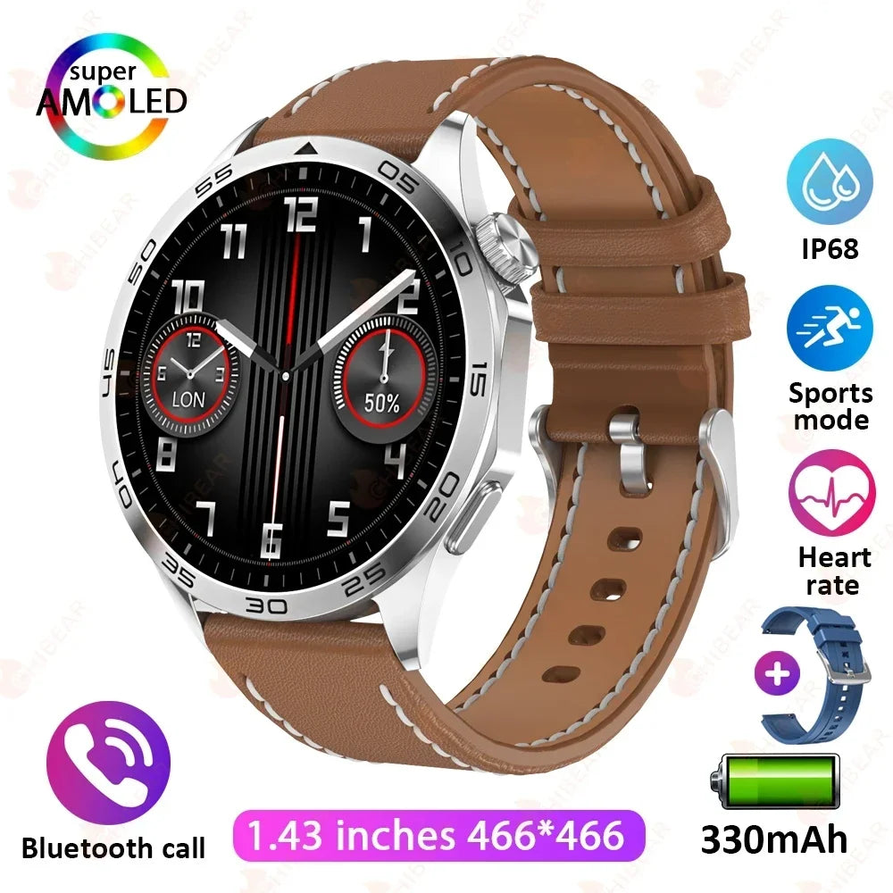 New WATCH GT 4 Smart Watch Men GPS