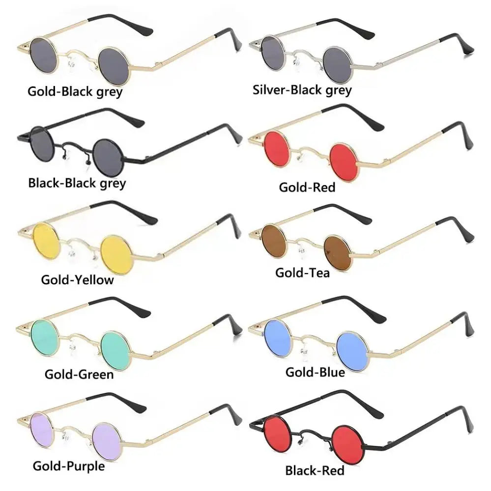 Ins Trendy Small Round Sunglasses Women Men Fashion