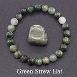 Real Natural Labradorite Stone Bead Bracelet Men Women