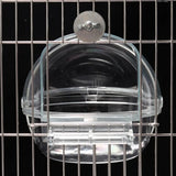 Parrot Bath Tub Bird Shower Box Transparent Bathing