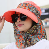 Fashion Women Summer Outdoor Riding Anti-UV Sun Hat