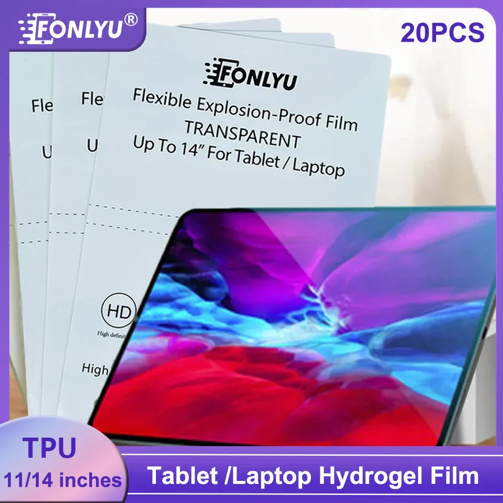 FONLYU 20PC TPU Hydrogel Film For iPad 9.7