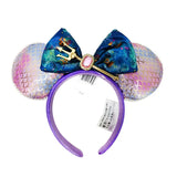 Disney Mickey Mouse Ear Headband Green Mermaid Hair