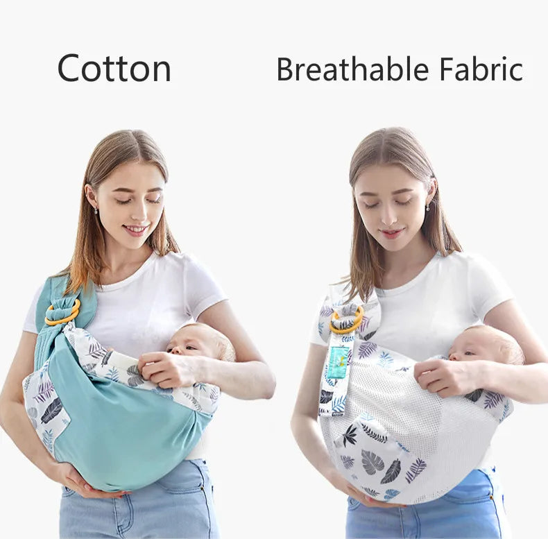 Cotton Wrap Sling Baby Carries Newborn Safety Ring