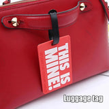 Pvc Soft Rubber Luggage Tags Silicone Creative Card