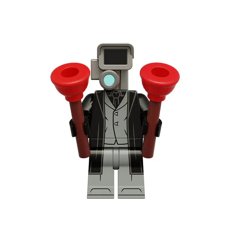 Skibidi Toilet Mini Building Block Anime Action Figure
