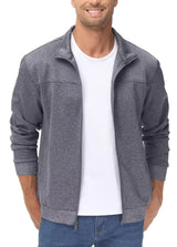 TACVASEN Full Zip UP Track Jackets Mens Lightweight