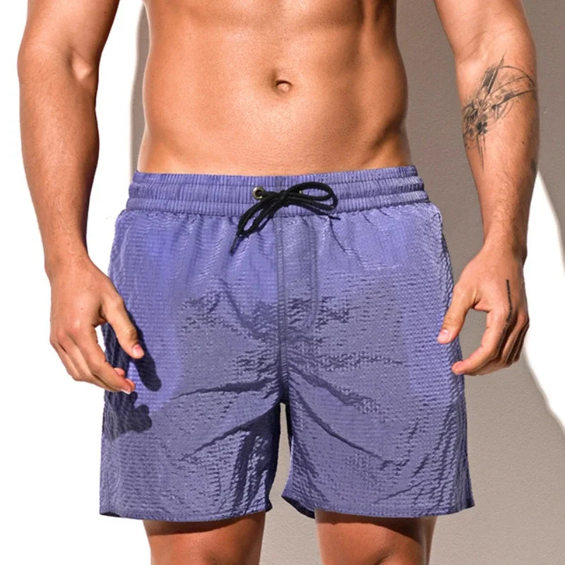 Desmiit Boardshorts Quick Dry Swimwear Men Swim Shorts