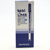 12pcs/lot Basic liner roller ball pen for writing