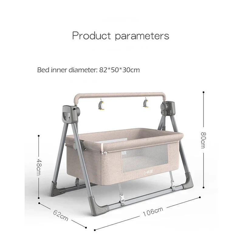 Baby multifunctional electric cradle rocking bed rocking chair