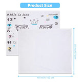 2pcs Towel Sublimation DIY White Blank Double Layer