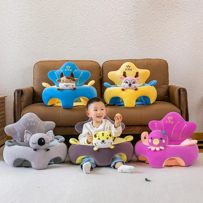 Baby Sofa Support Seat Cover Plush Chair Learn