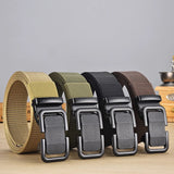 New Nylon Automatic Buckle Men Belt Outdoor Tooling