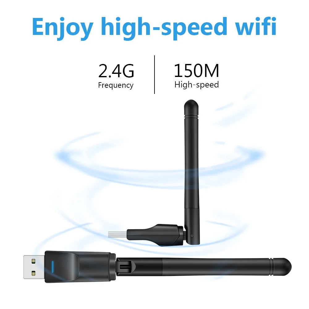 MT7601 Wireless Network Card High-Speed 150Mbps Mini USB