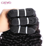 Curly Wave Hair Bundles With Lace Closure 5x5
